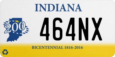 IN license plate 464NX