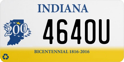 IN license plate 464OU