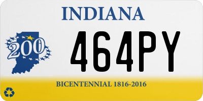 IN license plate 464PY