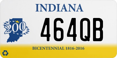 IN license plate 464QB