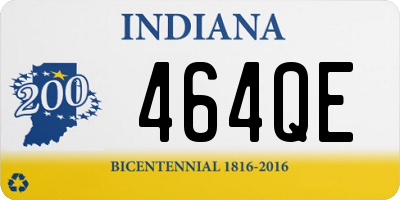 IN license plate 464QE