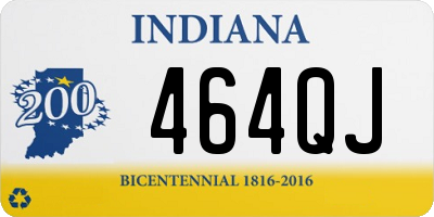 IN license plate 464QJ