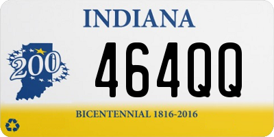 IN license plate 464QQ