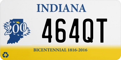 IN license plate 464QT