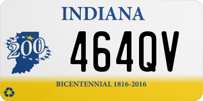 IN license plate 464QV