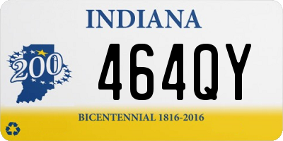 IN license plate 464QY