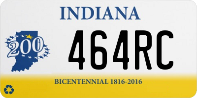 IN license plate 464RC