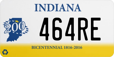 IN license plate 464RE