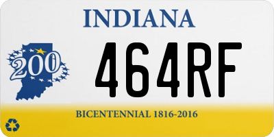 IN license plate 464RF