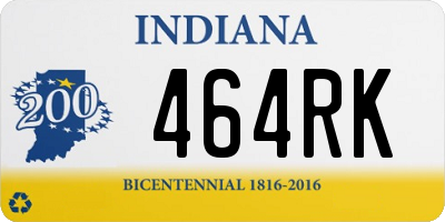 IN license plate 464RK