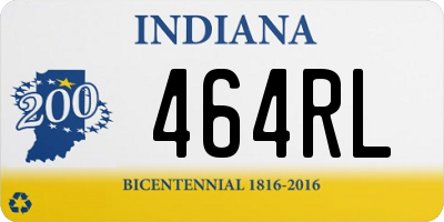 IN license plate 464RL