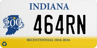 IN license plate 464RN