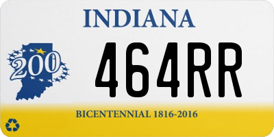 IN license plate 464RR