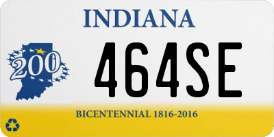 IN license plate 464SE