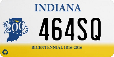 IN license plate 464SQ