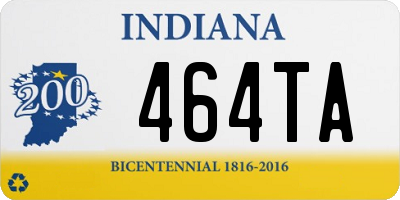 IN license plate 464TA