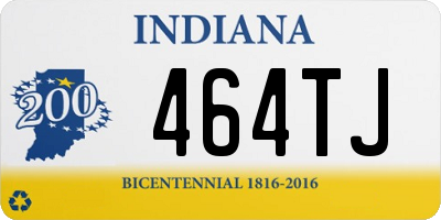 IN license plate 464TJ