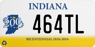 IN license plate 464TL