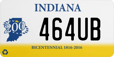 IN license plate 464UB