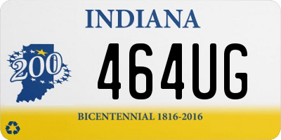 IN license plate 464UG