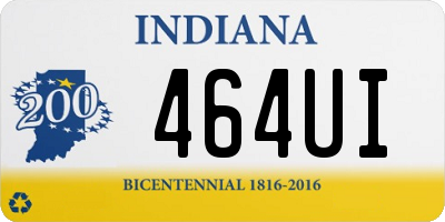 IN license plate 464UI