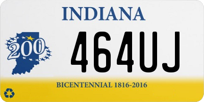 IN license plate 464UJ