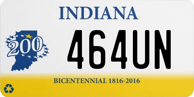 IN license plate 464UN