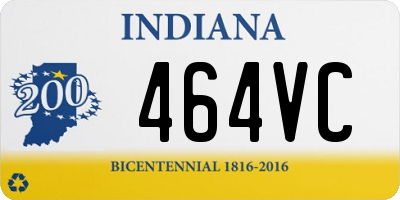 IN license plate 464VC