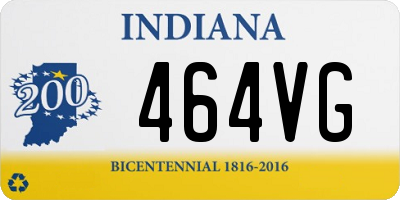 IN license plate 464VG