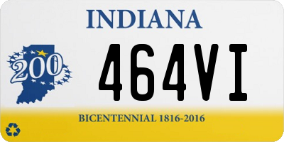 IN license plate 464VI