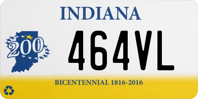 IN license plate 464VL