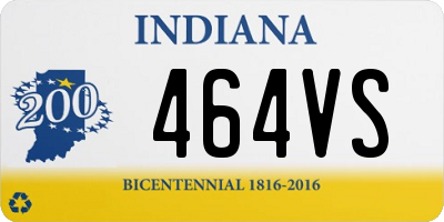 IN license plate 464VS