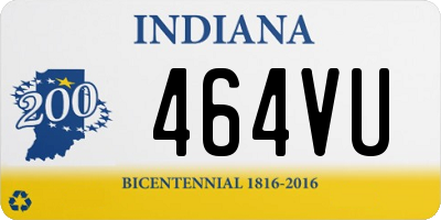 IN license plate 464VU