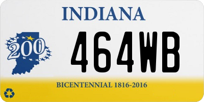IN license plate 464WB