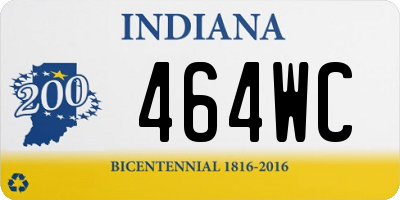 IN license plate 464WC