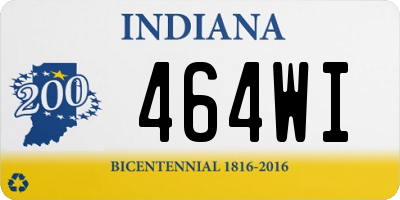 IN license plate 464WI
