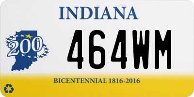IN license plate 464WM