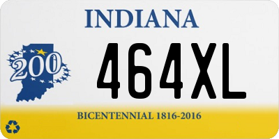 IN license plate 464XL