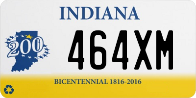 IN license plate 464XM