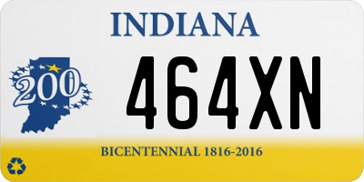 IN license plate 464XN