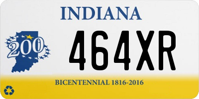 IN license plate 464XR