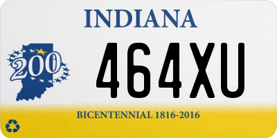 IN license plate 464XU