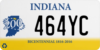 IN license plate 464YC