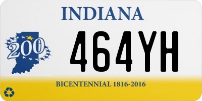 IN license plate 464YH