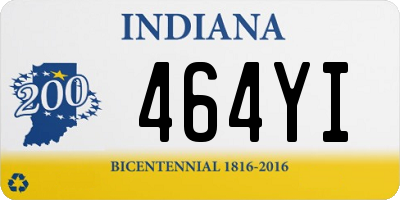 IN license plate 464YI