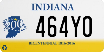 IN license plate 464YO