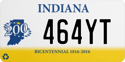 IN license plate 464YT