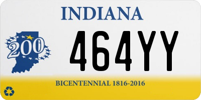 IN license plate 464YY