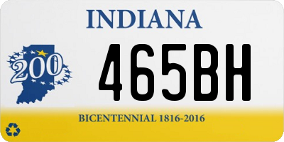 IN license plate 465BH