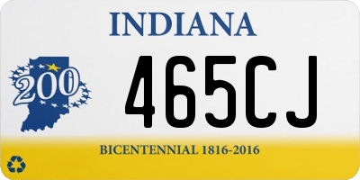 IN license plate 465CJ